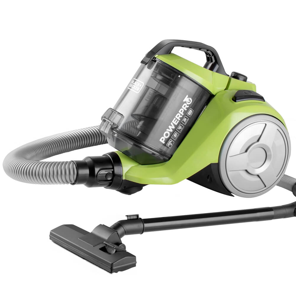 ASPIRADORA BLAC&DECKER 2000W 2.5LT COLECTOR DE POLVOHEPA FILTRO VERDE