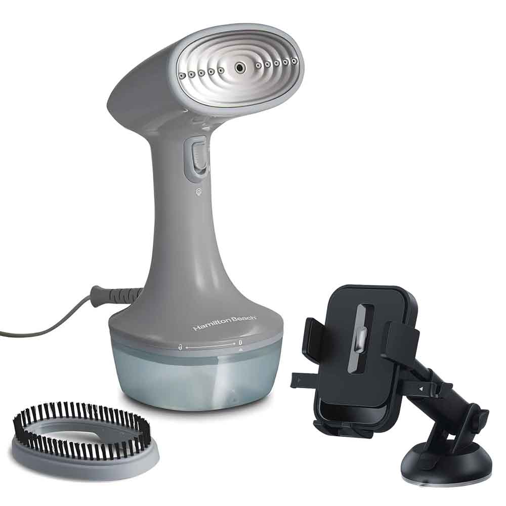 Combo Plancha A Vapor Portátil Hamilton Beach Màs Soporte De Celular