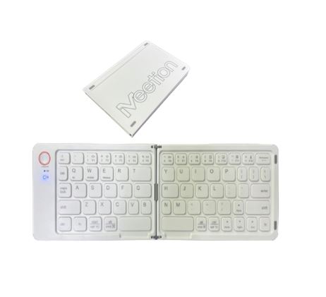 Teclado plegable blanco MEETION