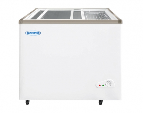Congelador continental tapa de vidrio 210 lts