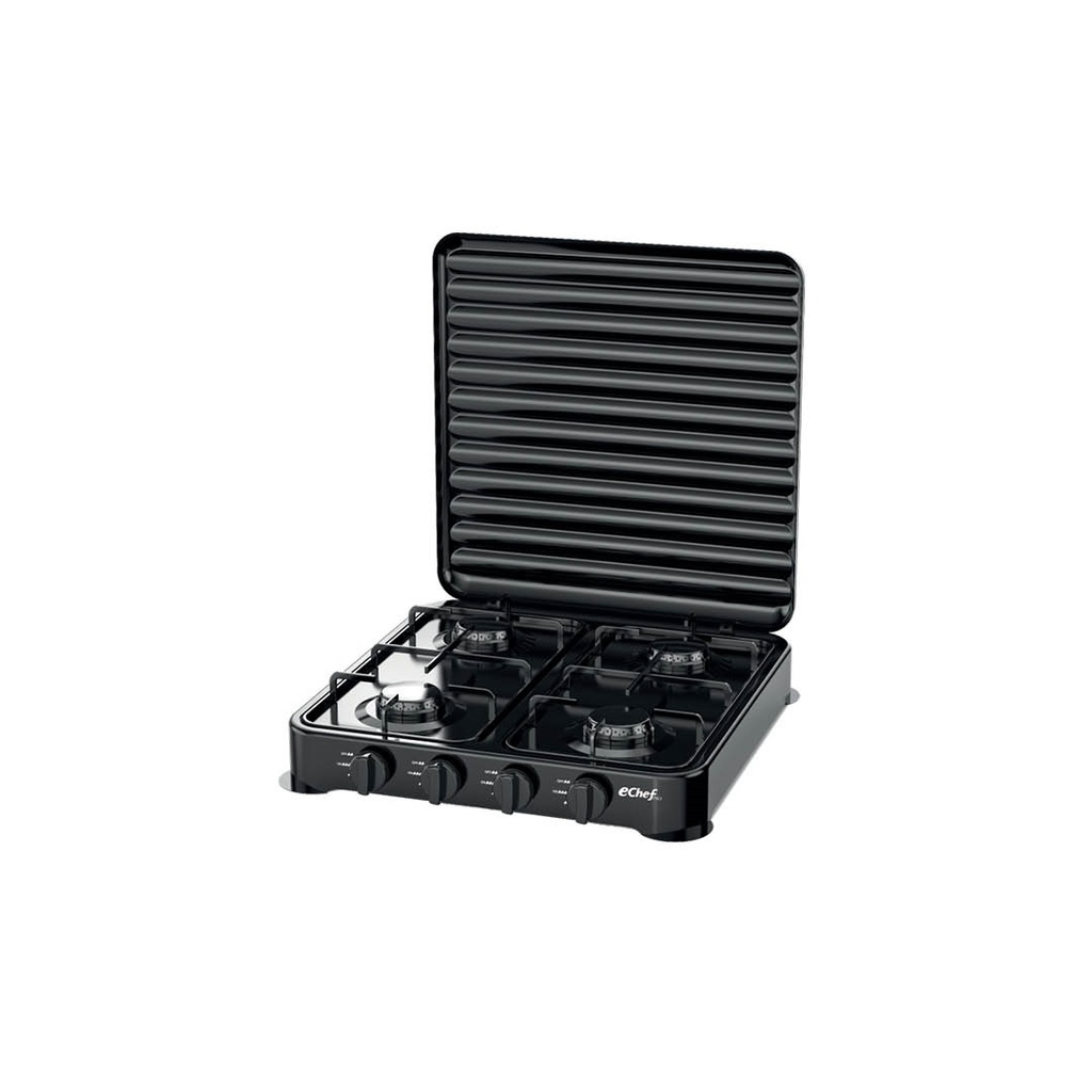 Cocineta a gas 4 hornillas Echefpro negro