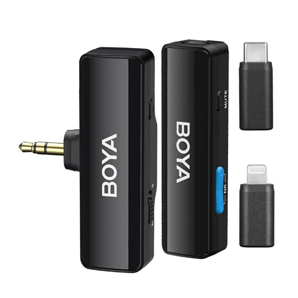 Microfono Boya BoyaLink A1 USB-C + Lightining + 3.5mm TRS NC