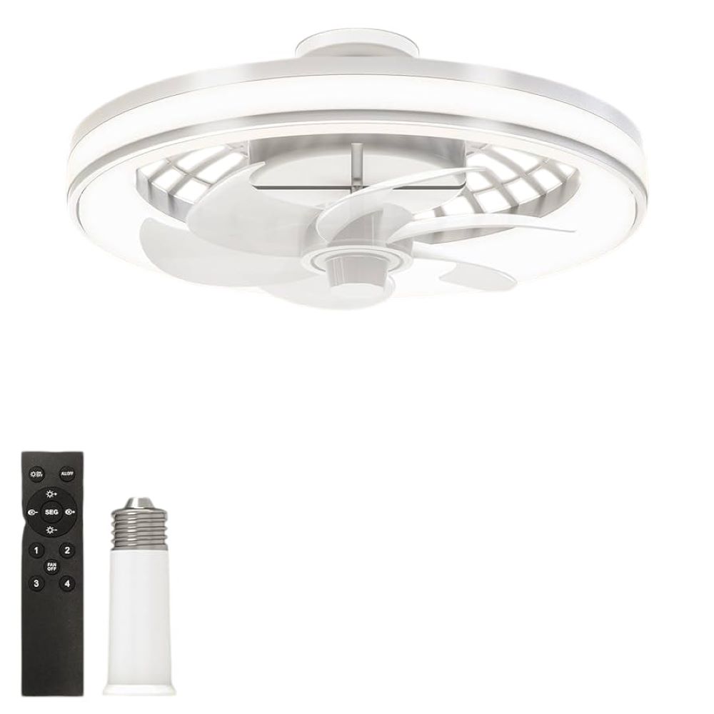 Ventilador de techo con luz 60w, ebasix