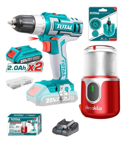 [UTOSLI23013] Taladro Inalámbrico 20v Kit Incluye Molino De Café Total