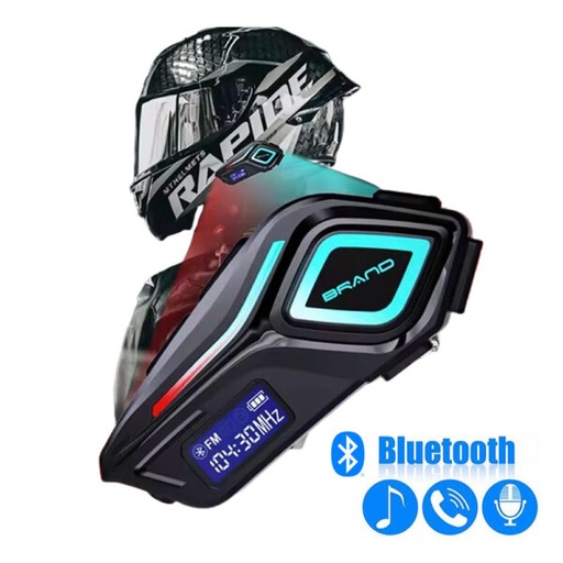 [Manos Libres Bluetooth Para Casco Motocicleta RadioFM K08] Manos Libres Bluetooth Para Casco Motocicleta RadioFM K08