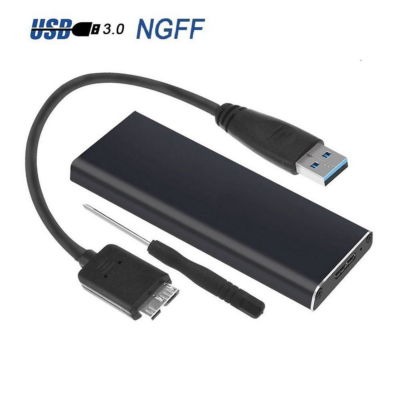 [AE-EC253C2] M.2 NGFF SSD SATA TO USB 3.0 External Enclosure Storage Case Adapter Cover Box
