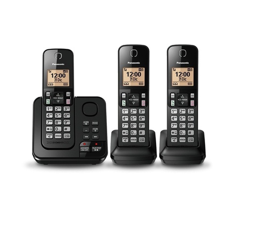 [KXTGC363LAB] Telefono Inalámbrico Panasonic 3 Bases