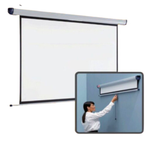 [82492] Promocion Pantalla Para Retroproyector Manual 84"