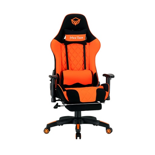 [MTCHR25] Silla Gaming Meetion Con Reposa Pies Color Naranja IDEA DE REGALO