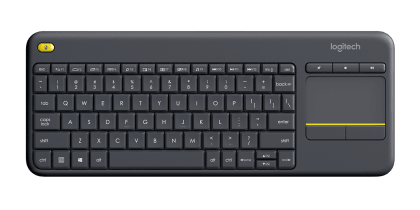 [DEFAULT-40600] Teclado Inalámbrico Con Trackpad Logitech K400 Plus Touchpad Pc Smart Tv