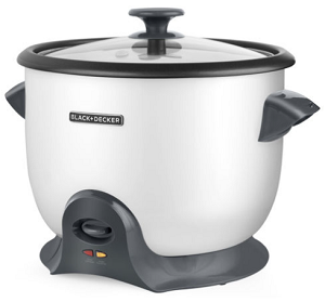 [BD-RC628W] Arrocera multiuso 28 tazas 2.8 lts - tecnologia duraglide - color blanco + Black + Decker