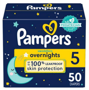 [pampersover_5] Pampers overnight - Pañales nocturnos talla 5