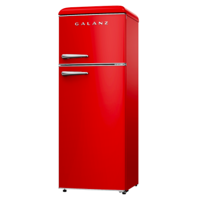 [GLR76TRDER] Refrigeradora Galanz Tipo Retro 210 Litros Roja