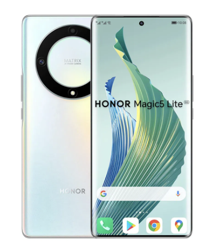 [Rmo-nx3-] Telefono Celular Honor Magic5 Lite Rmo-nx3-sr 6.67 Pulg 6gb Ram 128gb Titanium Silver