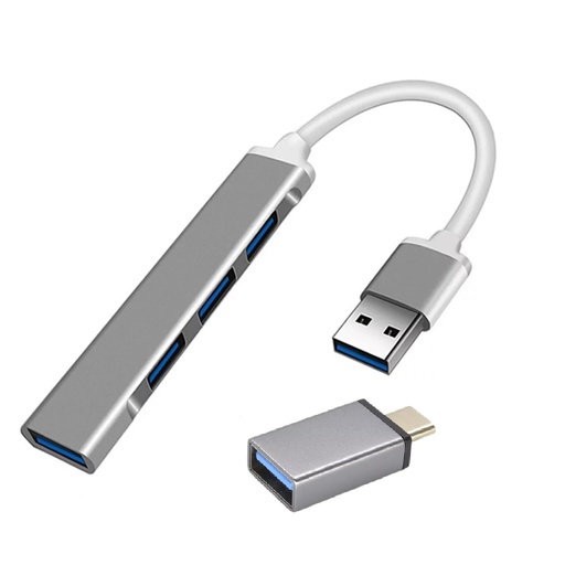 [FIN1205-23] hub 4 Puertos Usb Y Otg Tipo C