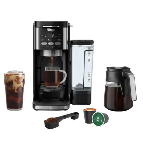 [CFP105CO] Cafetera ninja dual, para capsulas y café pasado panel digital