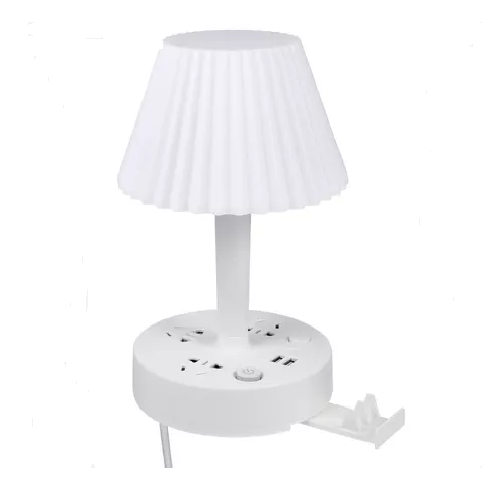 [O5G1818] Lampara de escritorio, velador, con USB, EBASIX