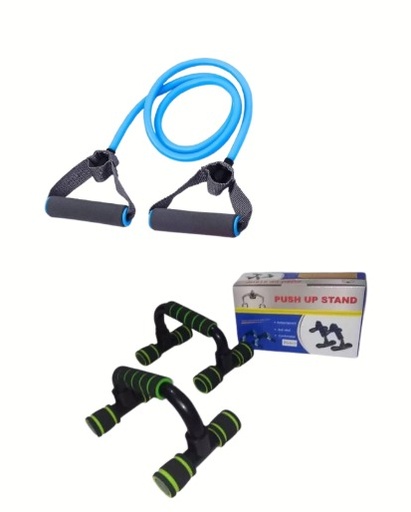 [COMBlrfp] Combo Liga de resistencia + soporte para flexiones de pecho