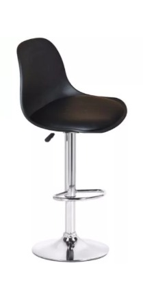 [P000000185] Silla Taburete Tulip Color Negro